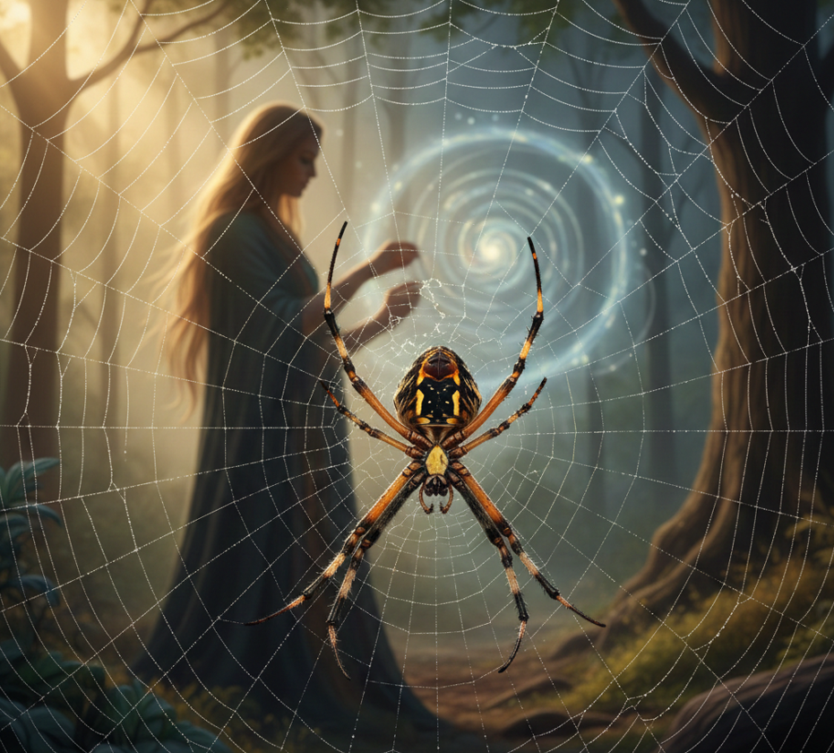 krafttier-spinne Das Krafttier Spinne Weberin des Schicksals und Meisterin der Kreativität