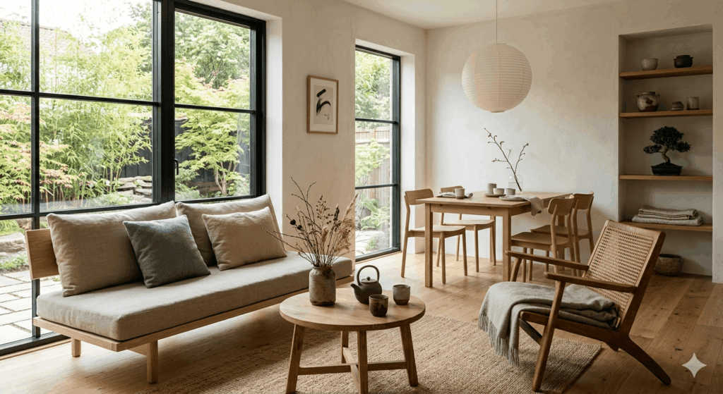 Einrichtungsstil Japanisch–Skandinavisch (Japandi) Ideen & Trends 2026