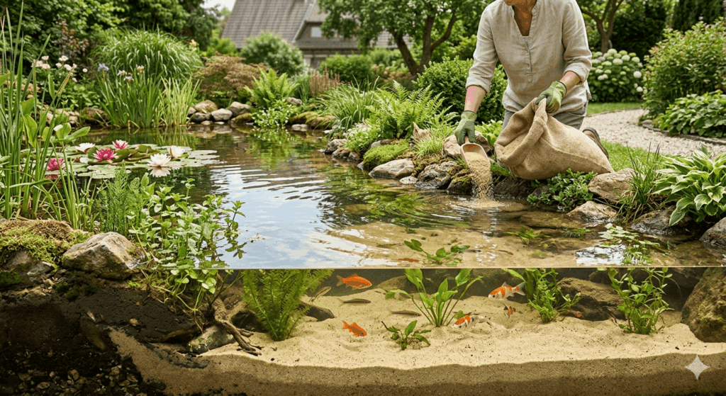 Welcher Sand für Gartenteich Ideen und Tipps 2026