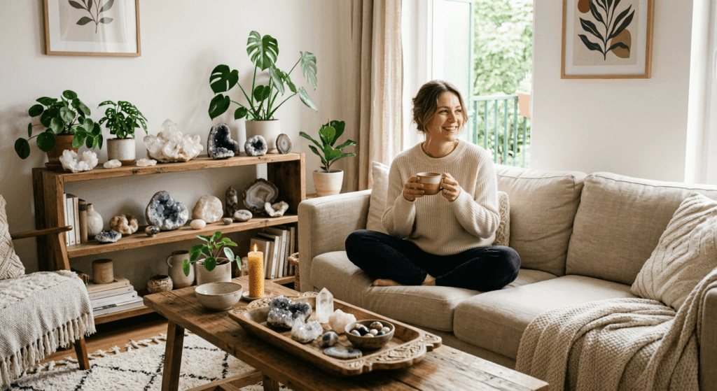 Heilsteine als Interior-Trend So dekorierst du dein Zuhause mit Kristallen (2026)